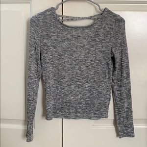 H&M Grey Long Sleeve Top